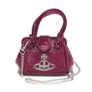 Vivienne Westwood Chain Shoulder Mini Bag Women's Faux Leather Handbag,Should...